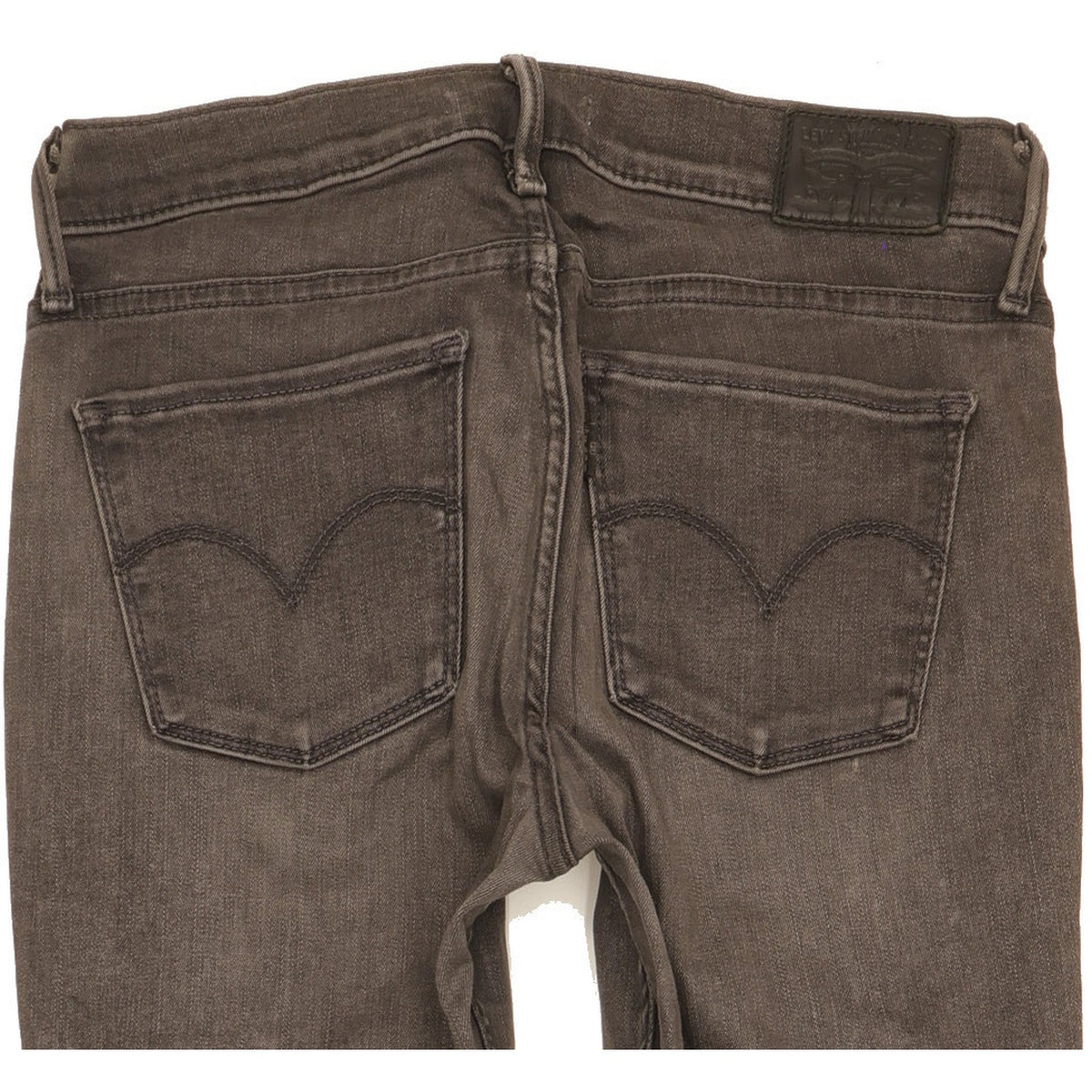 Levi's 710 Super Women Grey Skinny Slim Stretch Jeans W27 L27