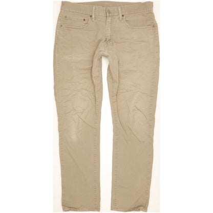 Levi's 511 Men Beige Straight Slim Stretch Jeans W34 L31