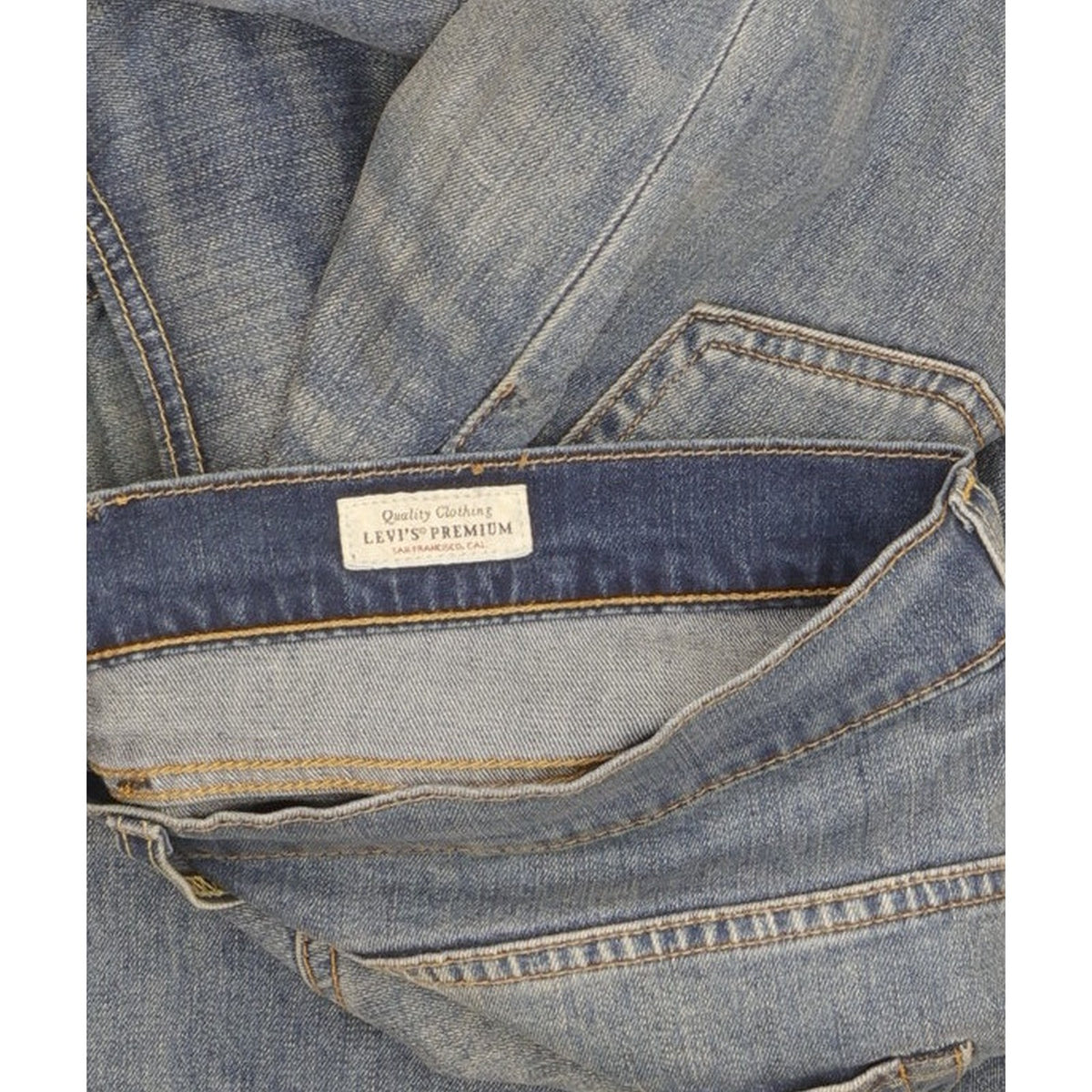 Levi's Men Blue Straight Regular Jeans W34 L30
