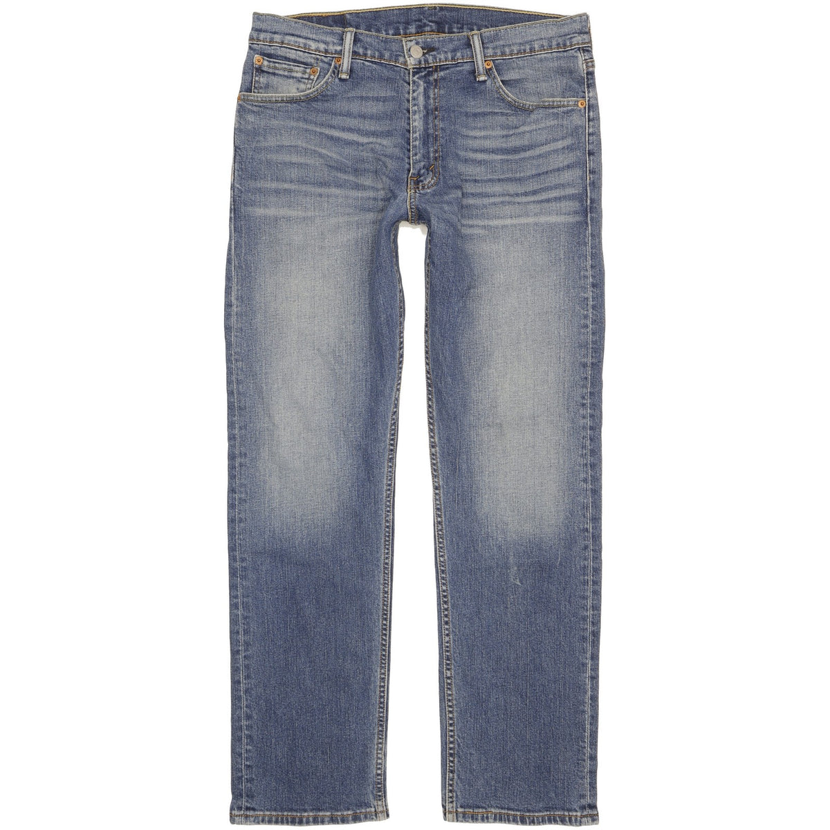 Levi's 504 Men Blue Straight Regular Stretch Jeans W32 L31