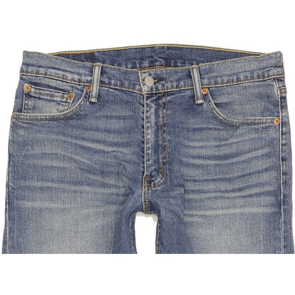 Levi's 504 Men Blue Straight Regular Stretch Jeans W32 L31