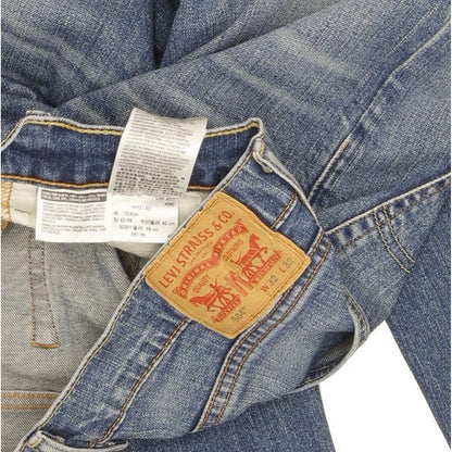 Levi's 504 Men Blue Straight Regular Stretch Jeans W32 L31