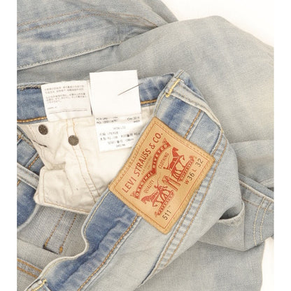 Levi's 511 Men Blue Straight Slim Stretch Jeans W36 L31