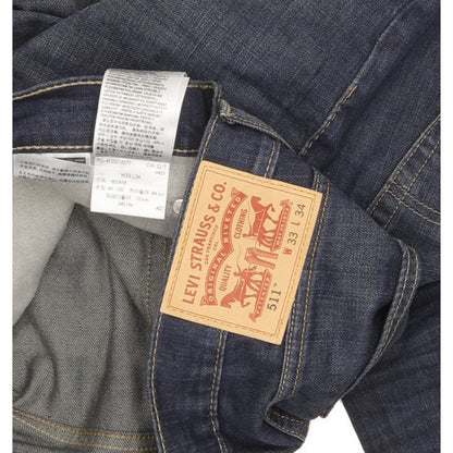 Levi's 511 Men Blue Straight Slim Stretch Jeans W33 L33