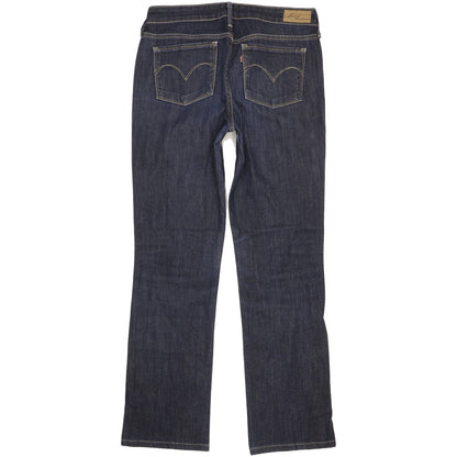 Levi's Slight Curve Women Blue Straight Classic Stretch Jeans W29 L30
