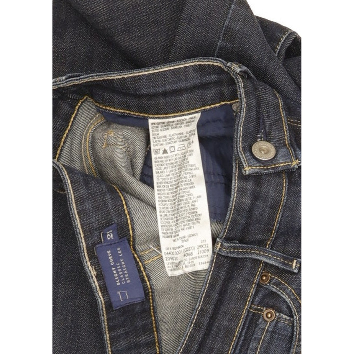 Levi's Slight Curve Women Blue Straight Classic Stretch Jeans W29 L30