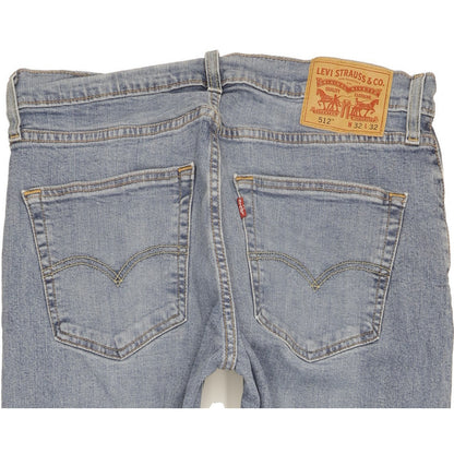 Levi's 512 Men Blue Tapered Slim Stretch Jeans W32 L31