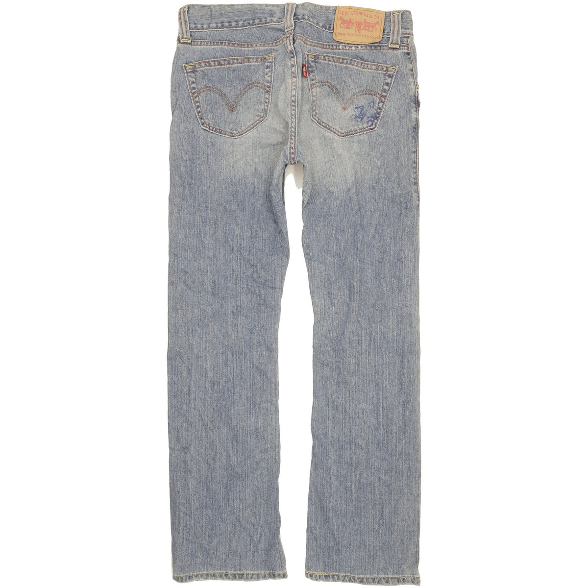 Levi's 504 Men Blue Straight Regular Jeans W32 L32