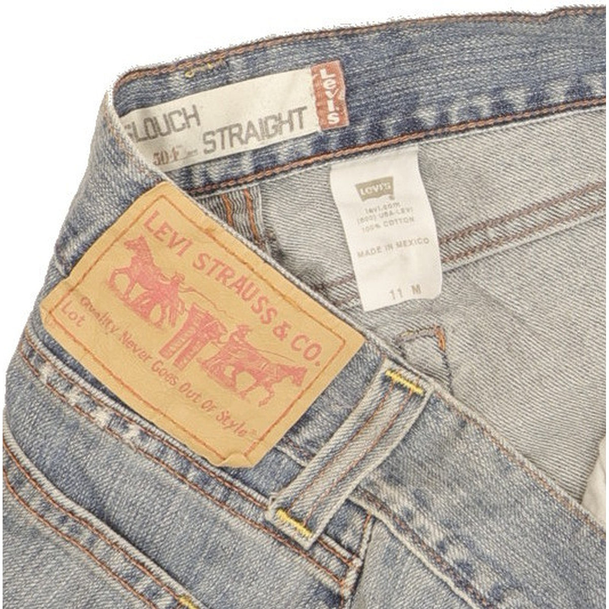 Levi's 504 Men Blue Straight Regular Jeans W32 L32