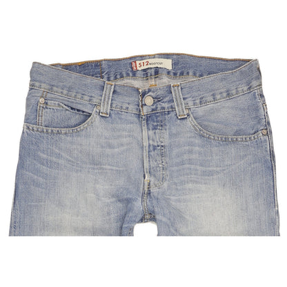 Levi's 512 Men Blue Bootcut Slim Jeans W32 L34
