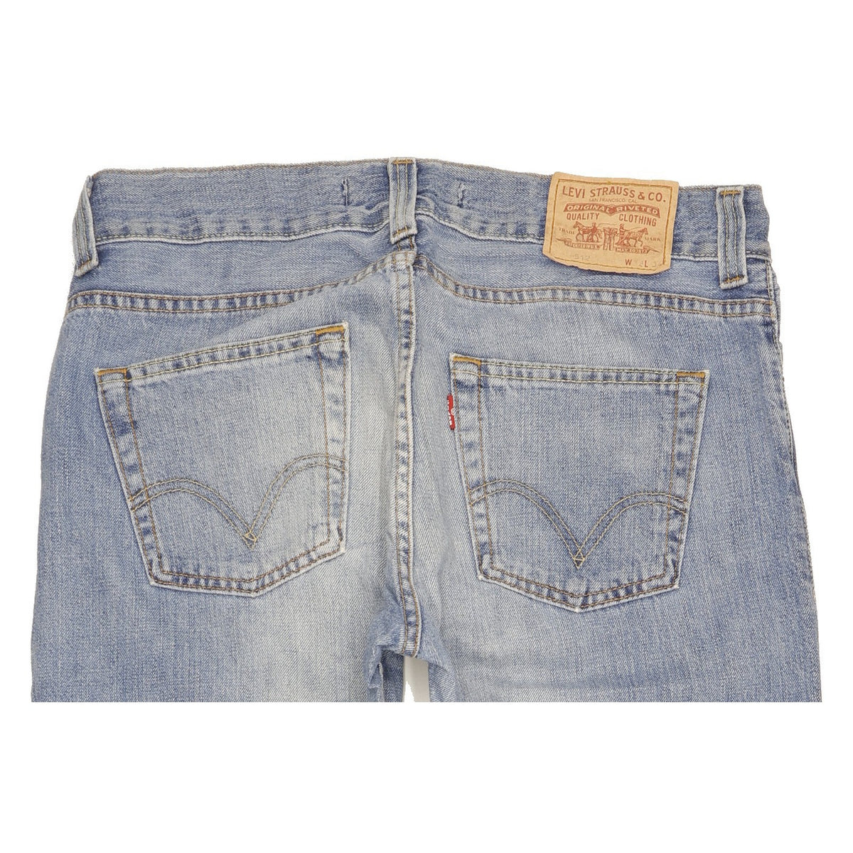 Levi's 512 Men Blue Bootcut Slim Jeans W32 L34