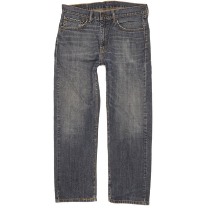 Levi's 505 Men Blue Straight Regular Jeans W34 L29