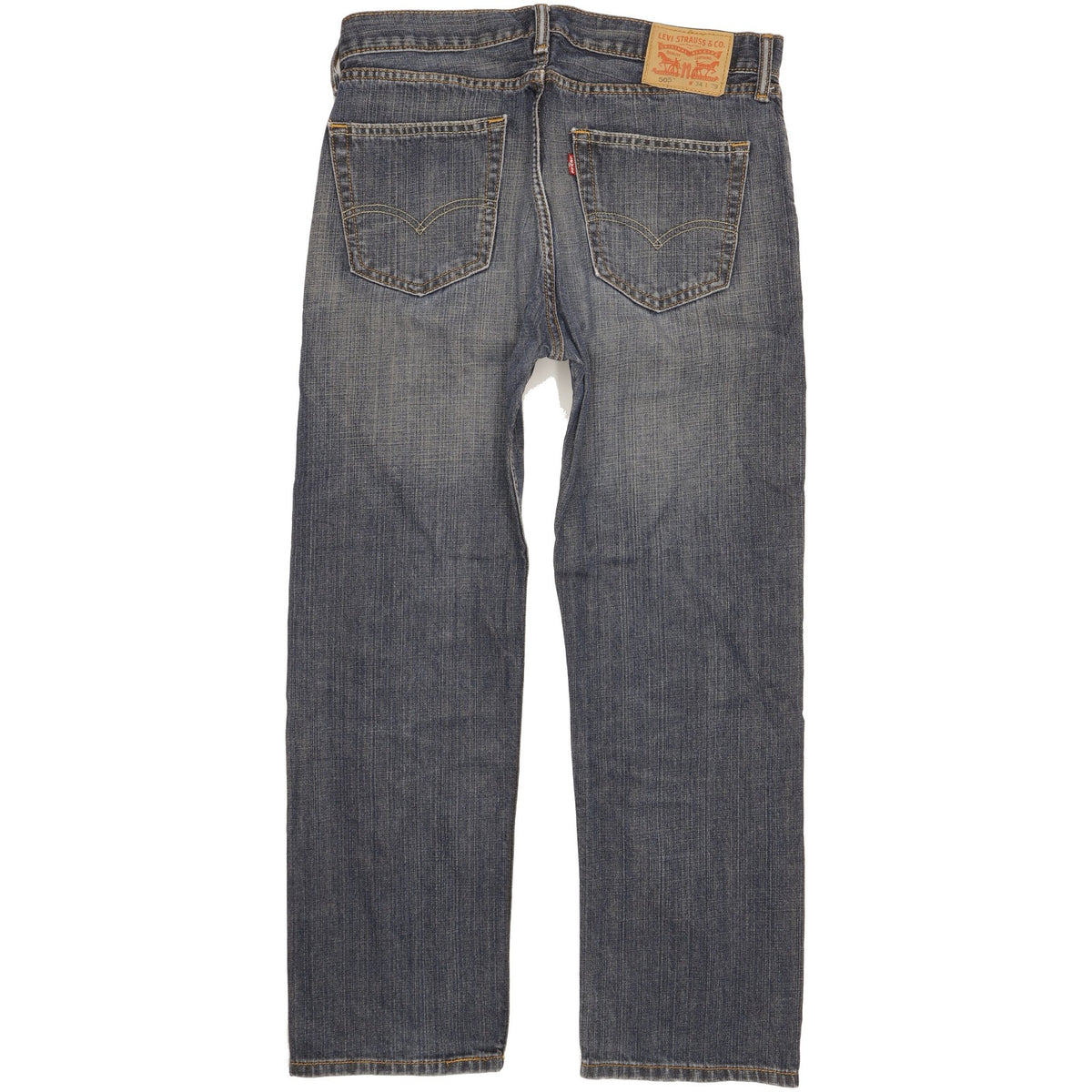 Levi's 505 Men Blue Straight Regular Jeans W34 L29
