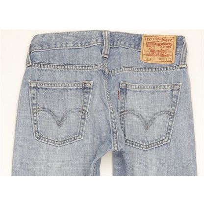 Levi's 514 Men Blue Straight Slim Jeans W29 L32