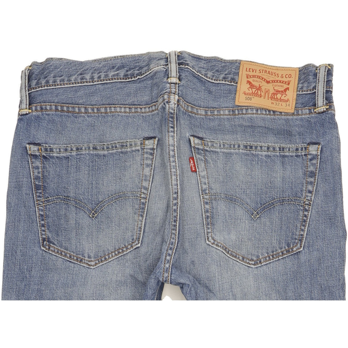 Levi's 508 Men Blue Straight Slim Jeans W32 L33