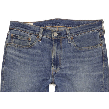 Levi's 514 Men Blue Straight Slim Stretch Jeans W33 L33