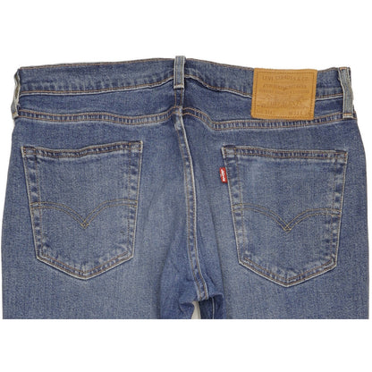 Levi's 514 Men Blue Straight Slim Stretch Jeans W33 L33
