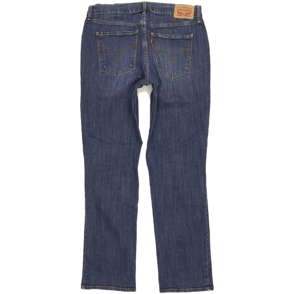 Levi's 505 Women Blue Straight Slim Stretch Jeans W28 L29
