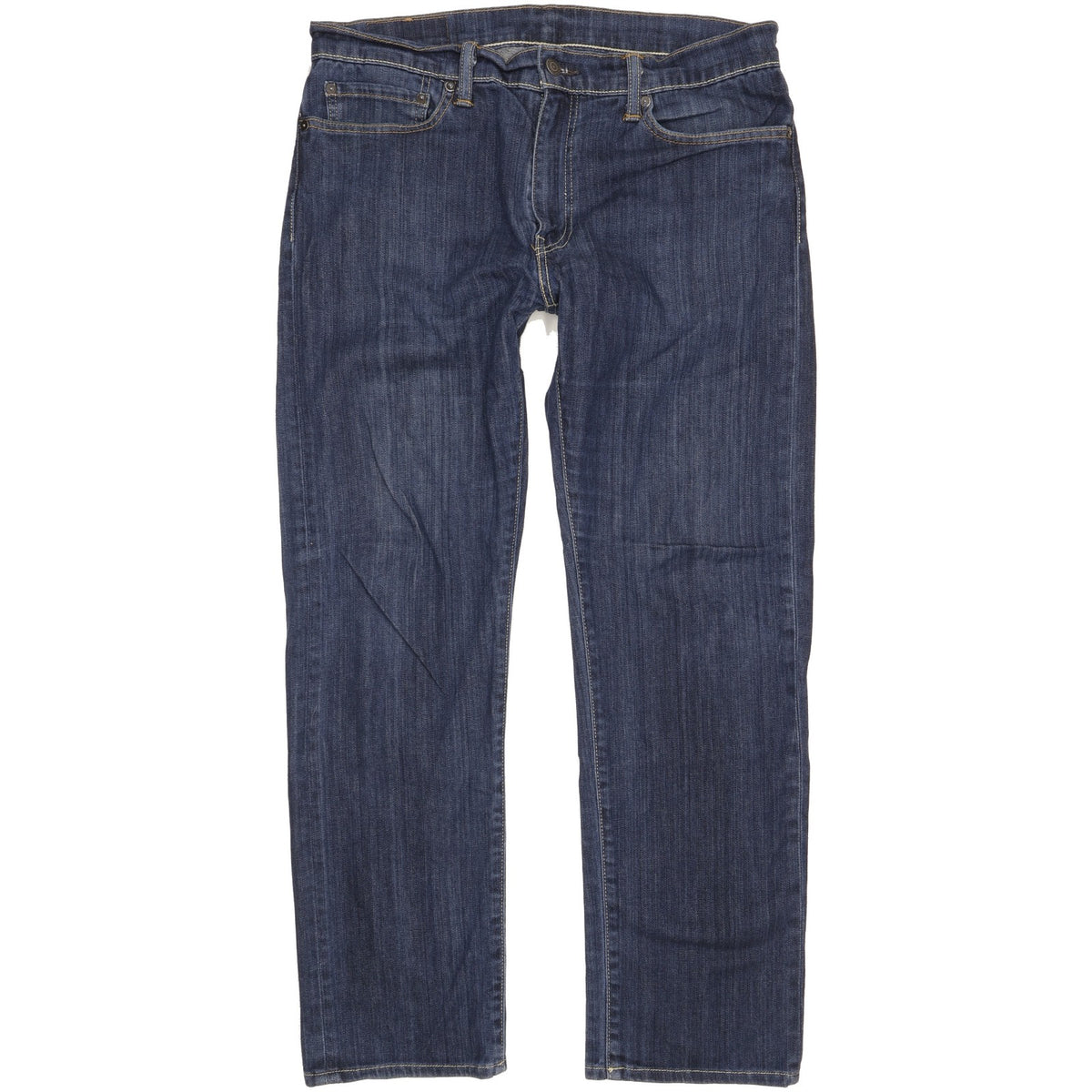 Levi's 504 Men Blue Straight Regular Stretch Jeans W34 L29