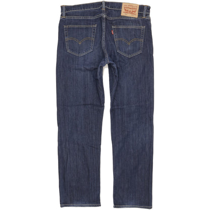 Levi's 504 Men Blue Straight Regular Stretch Jeans W34 L29