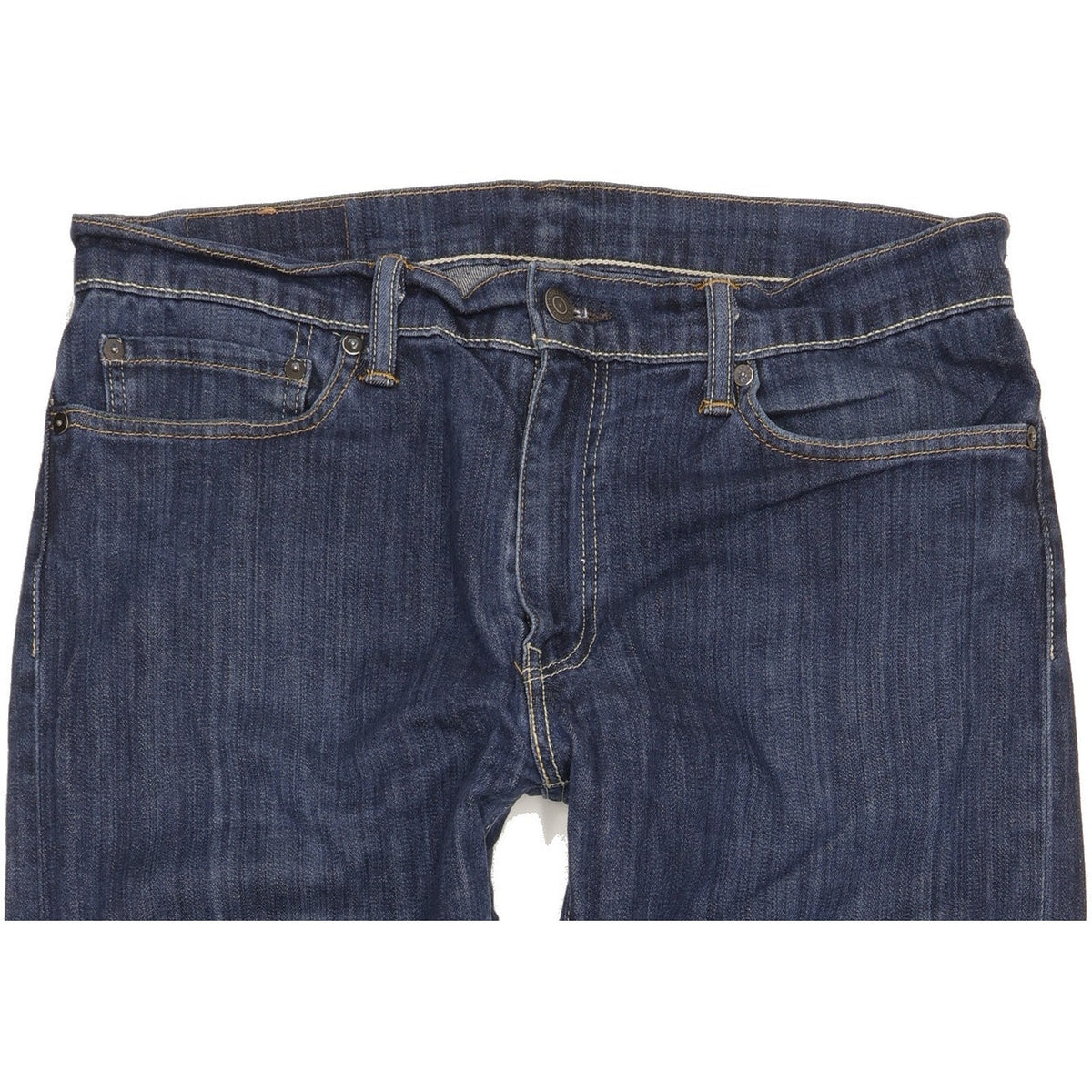 Levi's 504 Men Blue Straight Regular Stretch Jeans W34 L29