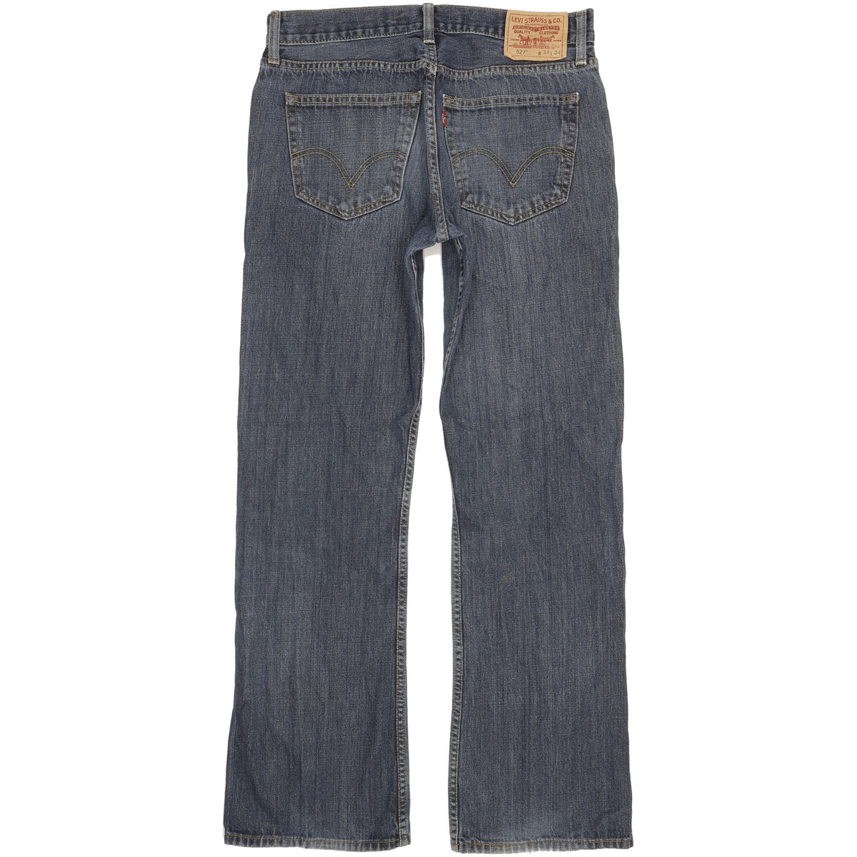 Levi's 527 Men Blue Bootcut Slim Jeans W34 L33