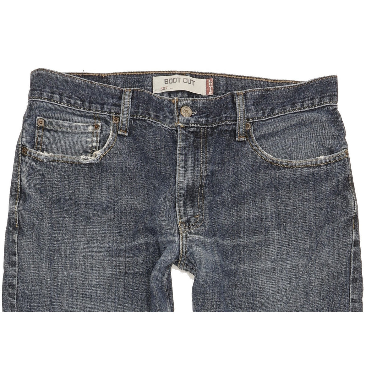 Levi's 527 Men Blue Bootcut Slim Jeans W34 L33