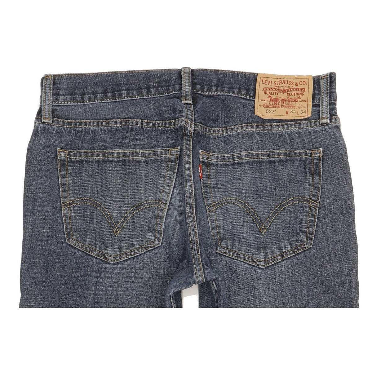 Levi's 527 Men Blue Bootcut Slim Jeans W34 L33