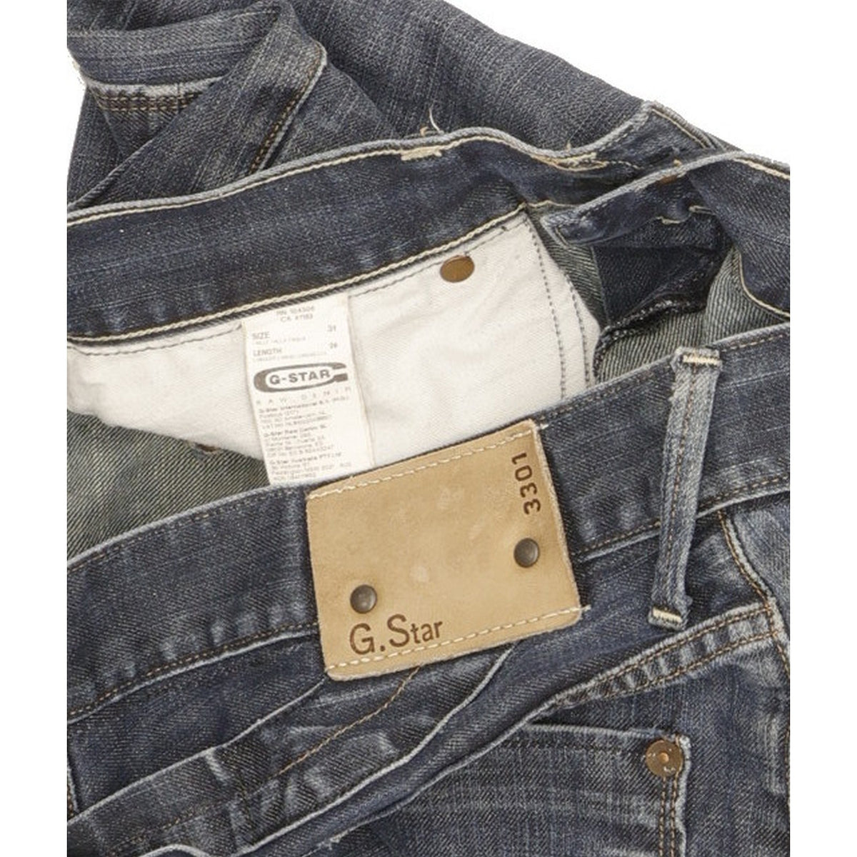 G-Star Lumber Men Blue Straight Regular Jeans W31 L31