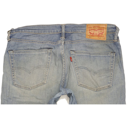 Levi's 511 Men Blue Straight Slim Stretch Jeans W34 L34