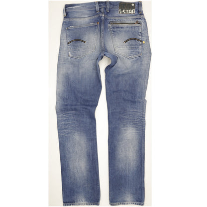 G-Star Men Blue Straight Regular Jeans W34 L35