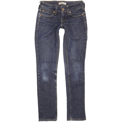 Levi's 571 Women Blue Straight Slim Stretch Jeans W27 L30