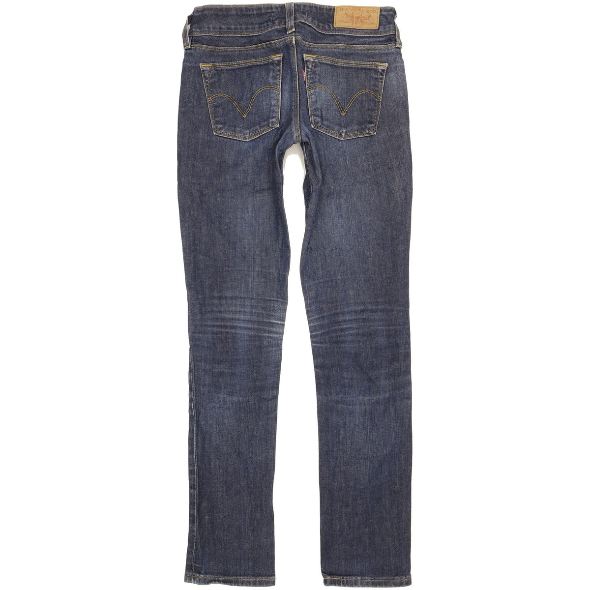 Levi's 571 Women Blue Straight Slim Stretch Jeans W27 L30