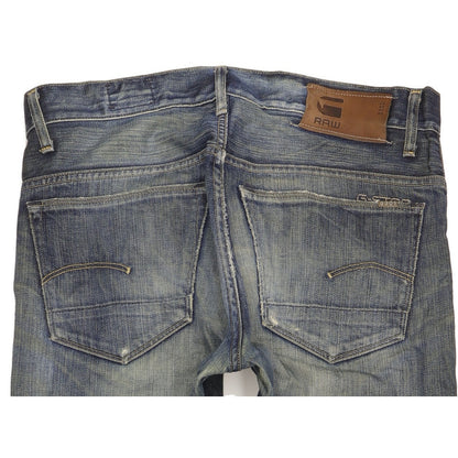 G-Star 3301 Men Blue Straight Classic Jeans W33 L34
