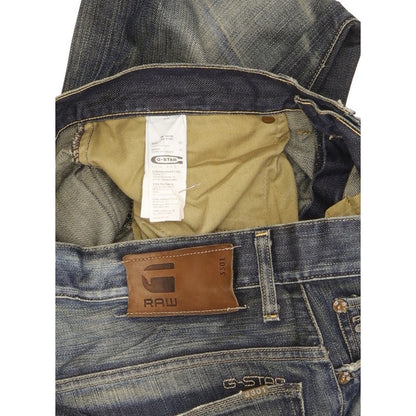 G-Star 3301 Men Blue Straight Classic Jeans W33 L34