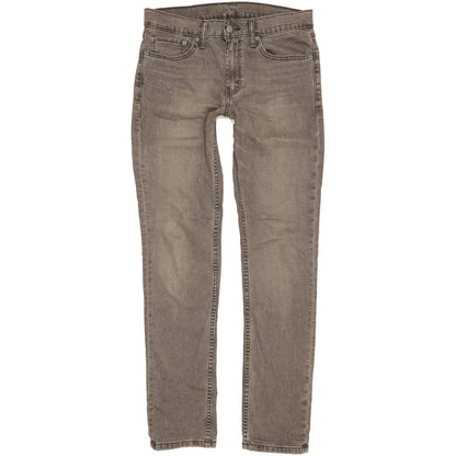 Levi's 511 Men Grey Straight Slim Stretch Jeans W32 L33