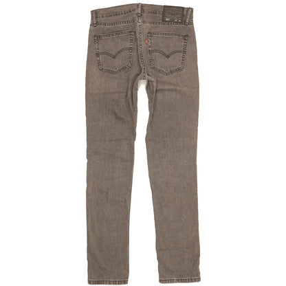 Levi's 511 Men Grey Straight Slim Stretch Jeans W32 L33