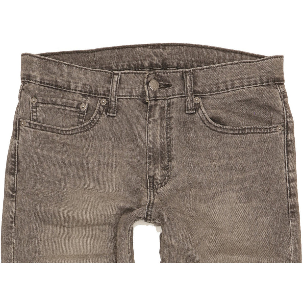 Levi's 511 Men Grey Straight Slim Stretch Jeans W32 L33
