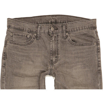 Levi's 511 Men Grey Straight Slim Stretch Jeans W32 L33