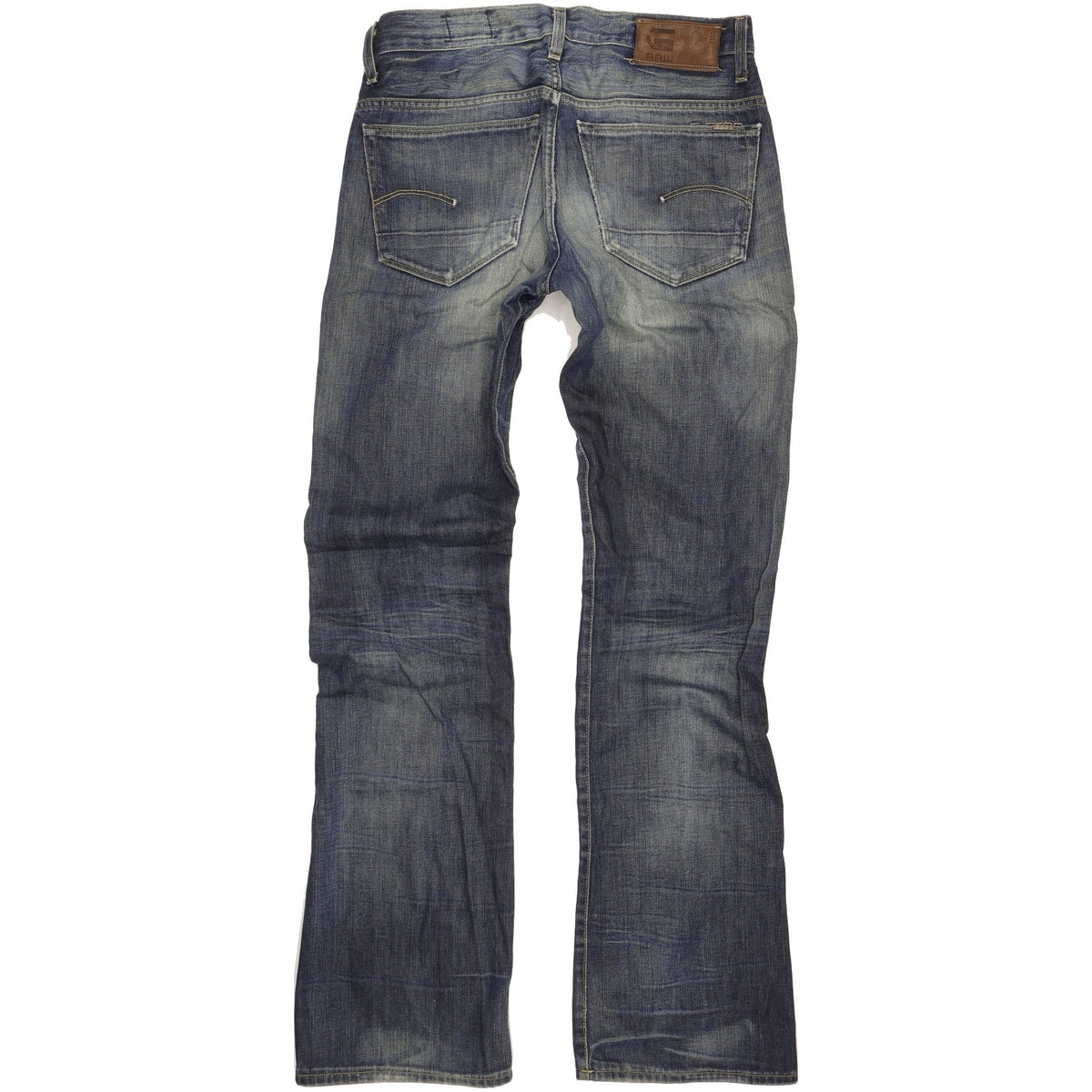 G-Star 3301 Men Blue Bootcut Regular Jeans W32 L36