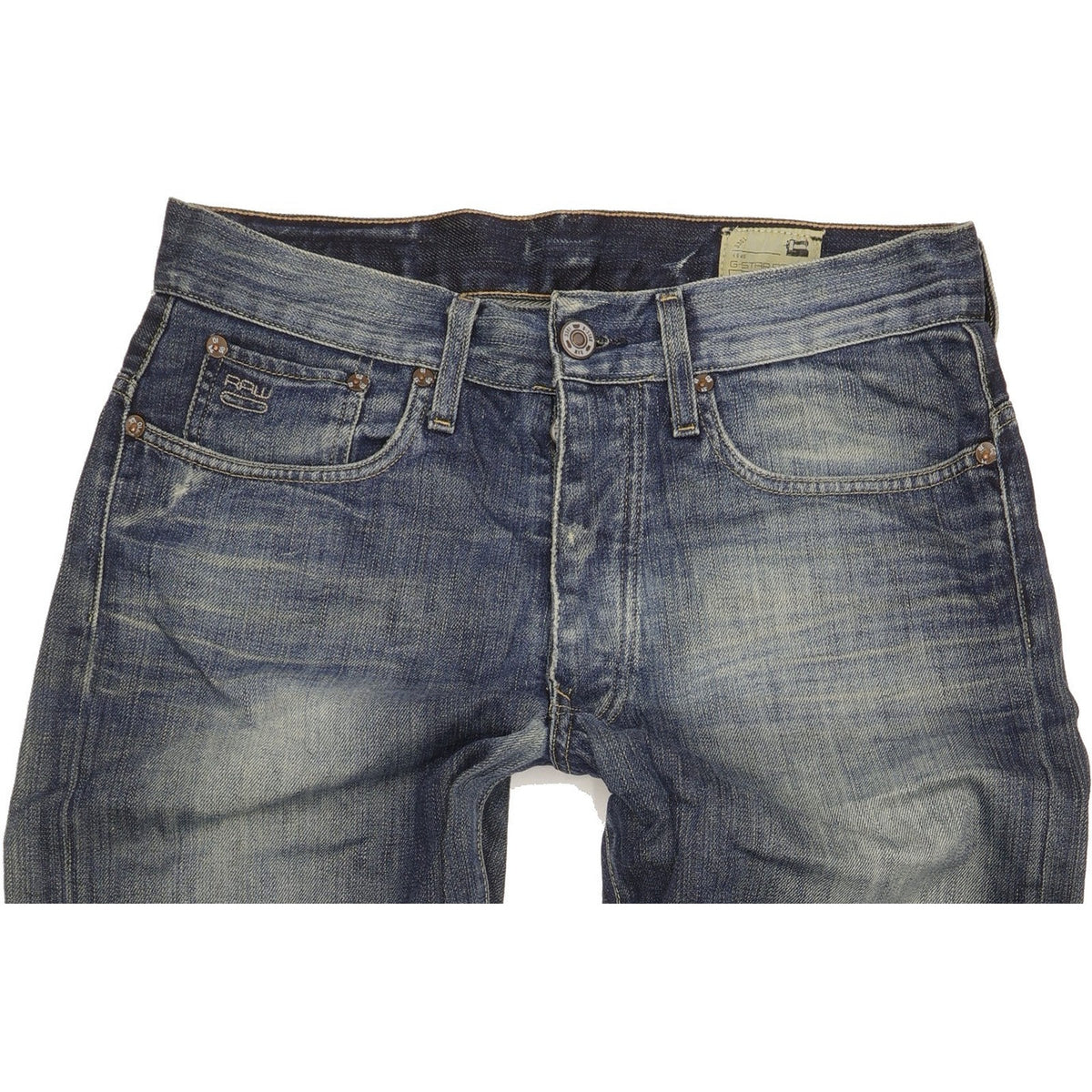 G-Star 3301 Men Blue Bootcut Regular Jeans W32 L36