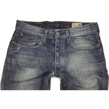 G-Star 3301 Men Blue Bootcut Regular Jeans W32 L36