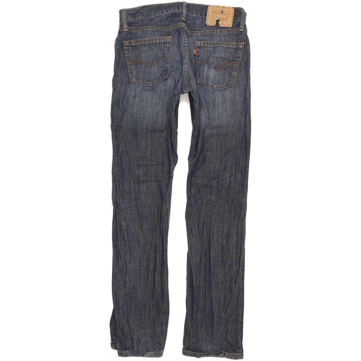 Levi's 514 Men Blue Straight Slim Jeans W30 L32