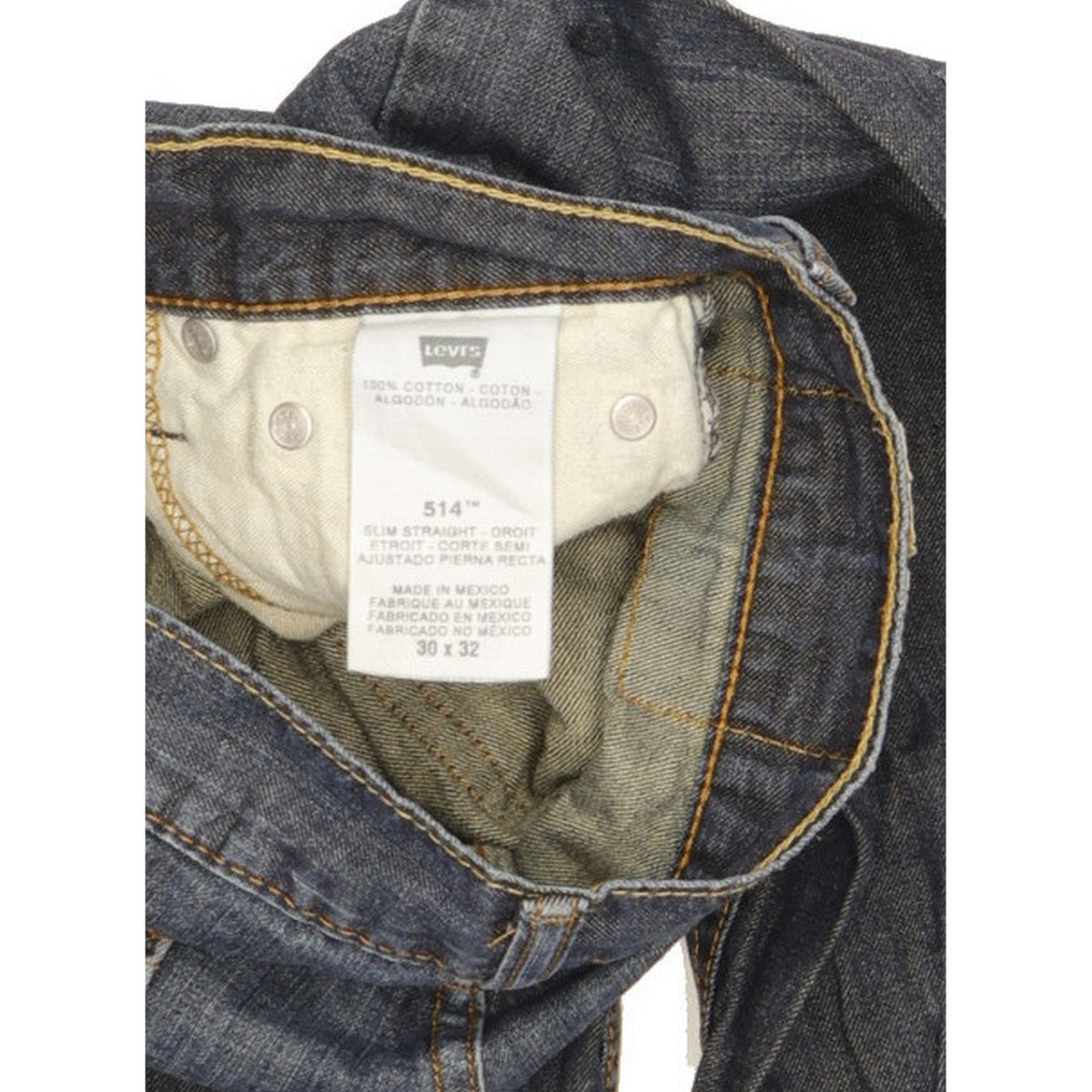 Levi's 514 Men Blue Straight Slim Jeans W30 L32
