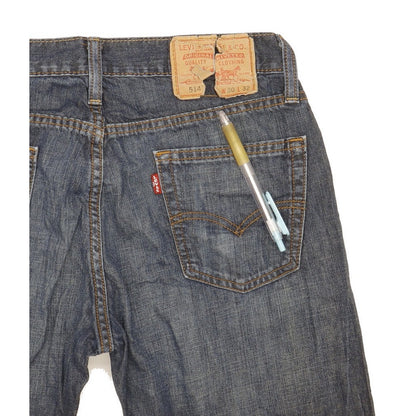 Levi's 514 Men Blue Straight Slim Jeans W30 L32