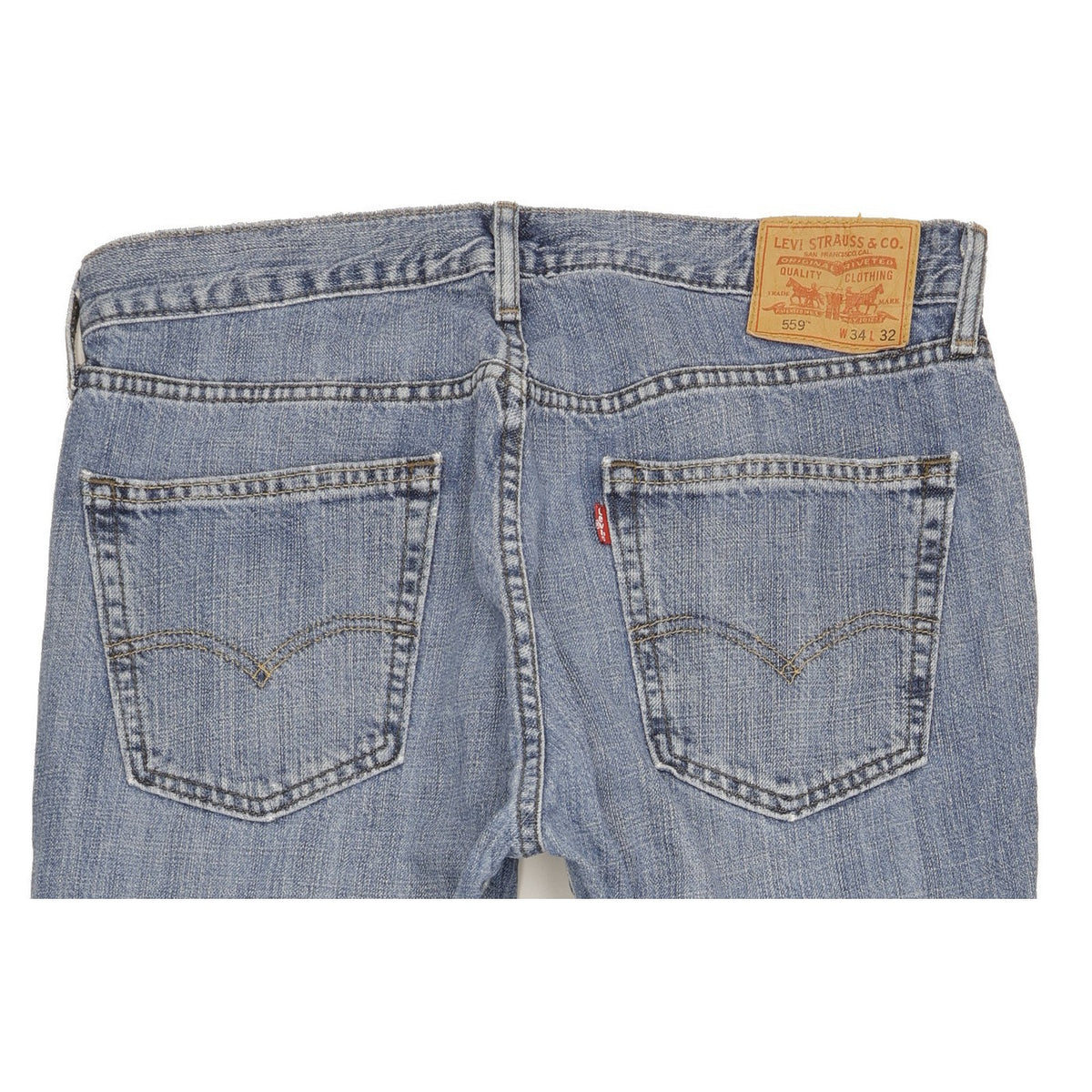 Levi's 559 Men Blue Straight Relaxed Jeans W34 L32