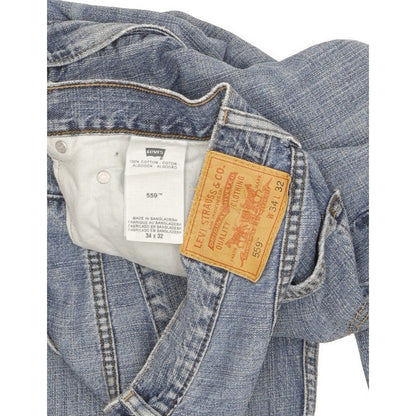 Levi's 559 Men Blue Straight Relaxed Jeans W34 L32