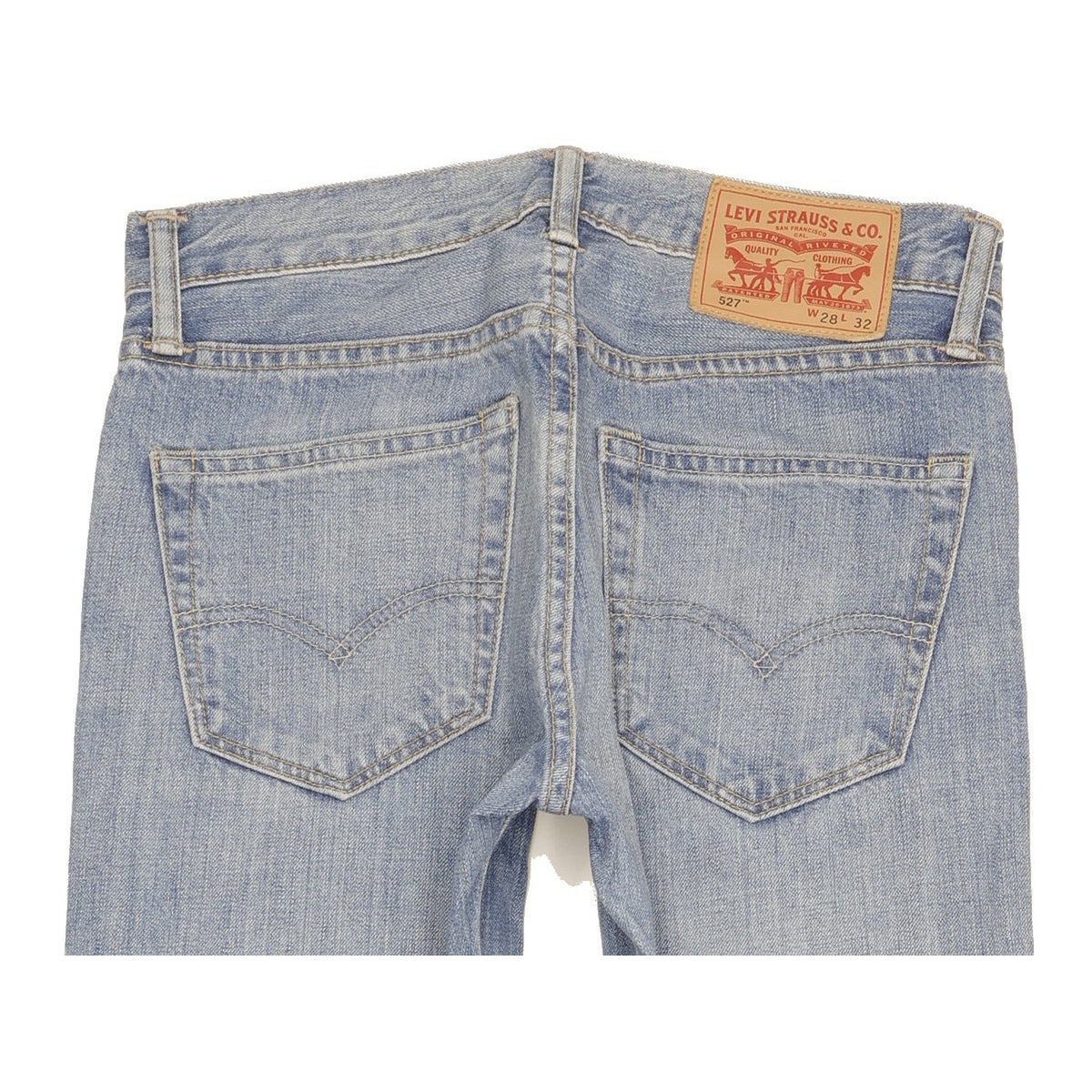 Levi's 527 Men Blue Bootcut Slim Jeans W28 L31