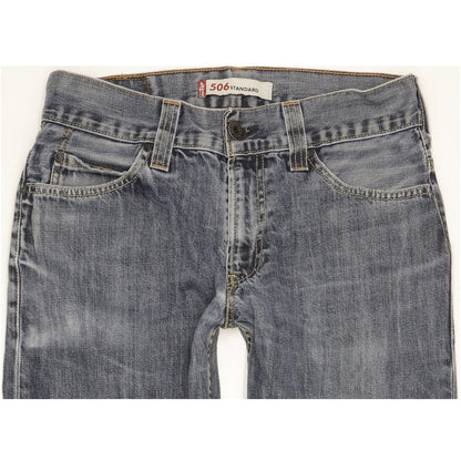 Levi's 506 Men Blue Straight Regular Jeans W32 L32