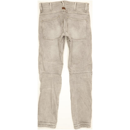 G-Star 5620 3D Men Grey Tapered Slim Stretch Jeans W30 L32